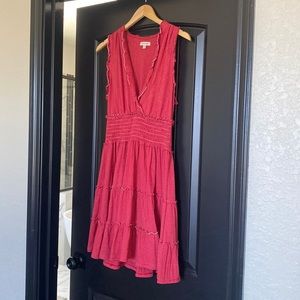 Max Studio Red striped dress